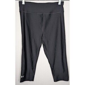 UNDER ARMOUR Women HeatGear Armour Compression Leggings Black Small (25x15) (997